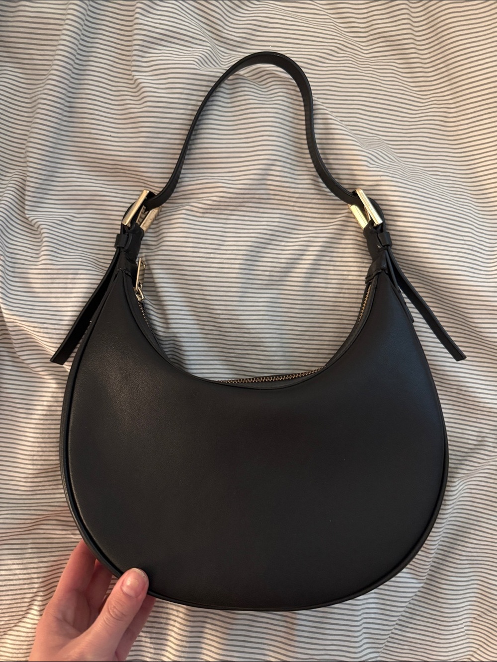*Celine Vibes* COS Crescent Leather Shoulder Bag